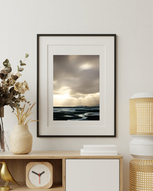 Sunbeams on the Reservoir