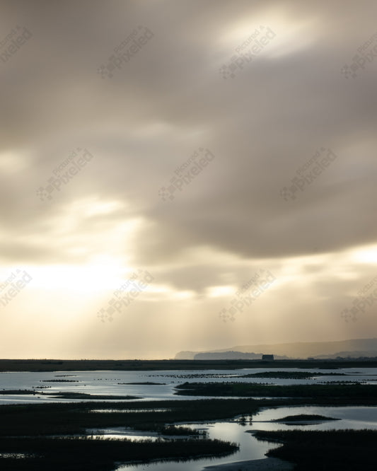 Sunbeams on the Reservoir
